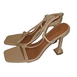 Cape Robbin Nude Strappy Sandals
